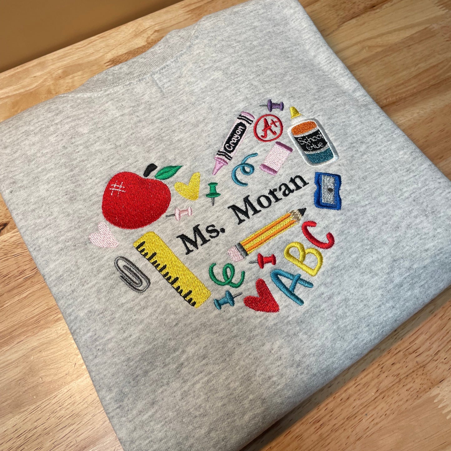 Teacher Heart Crewneck