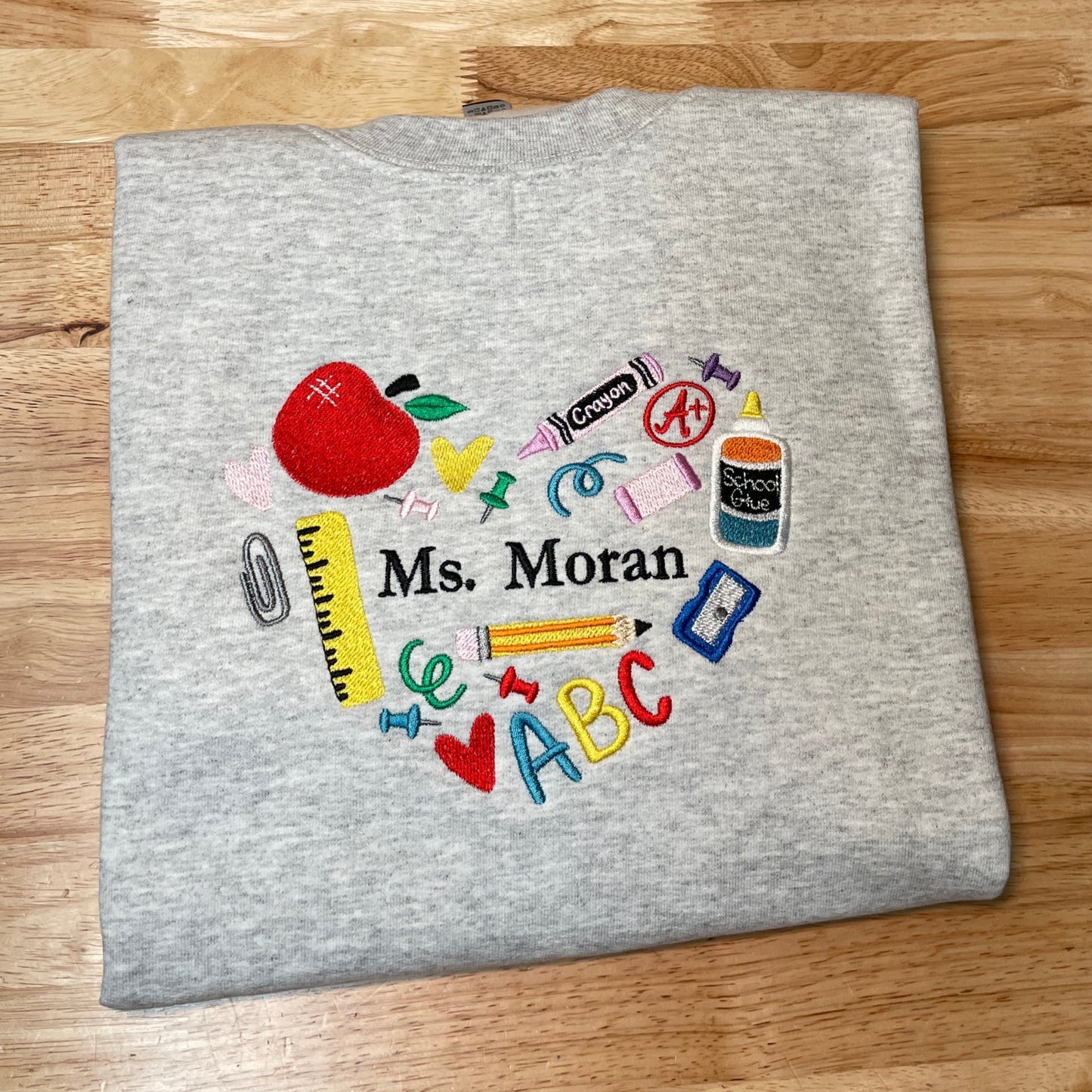 Teacher Heart Crewneck