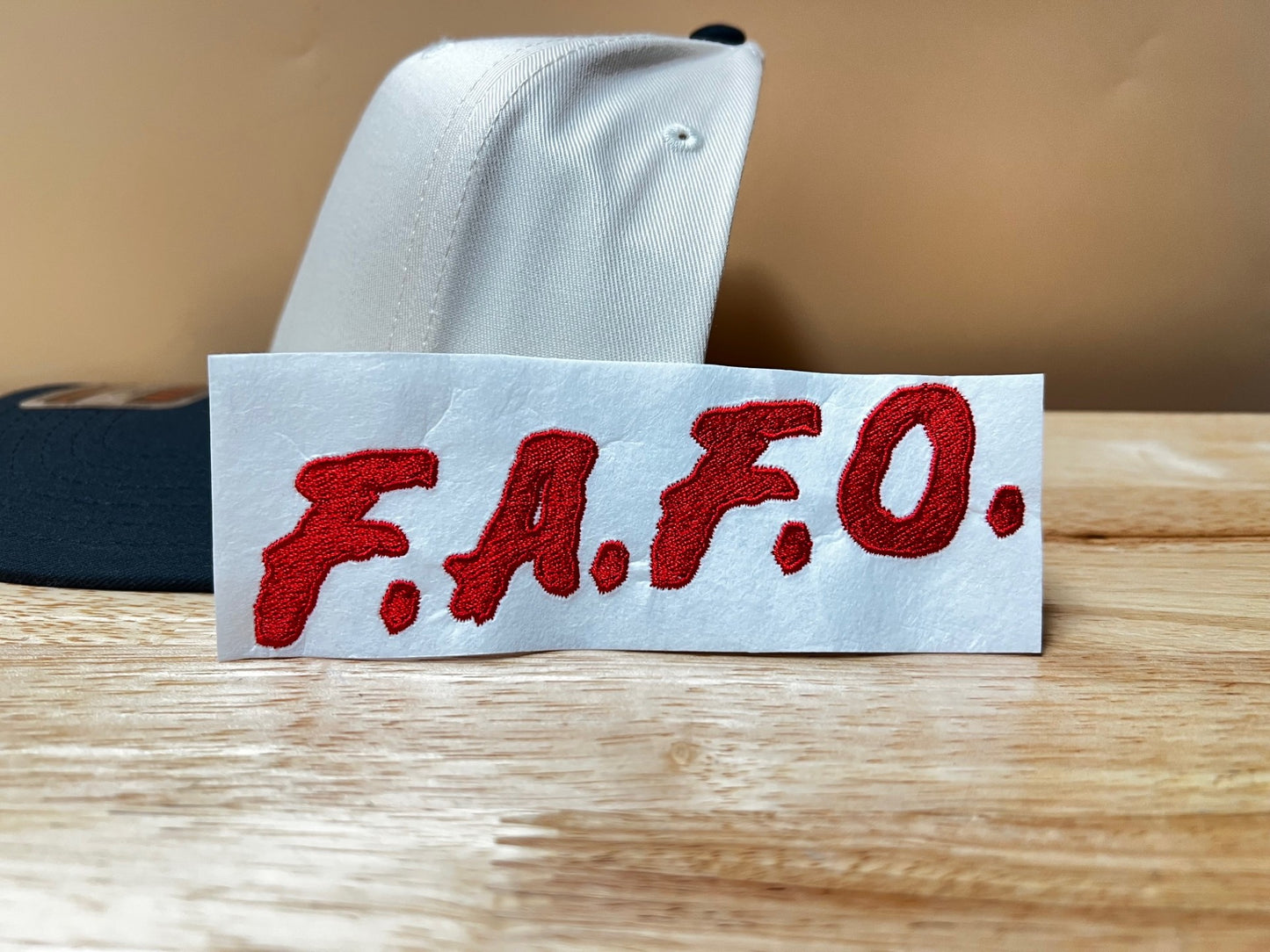 F*ck Around Find Out embroidery File (F.A.F.O)