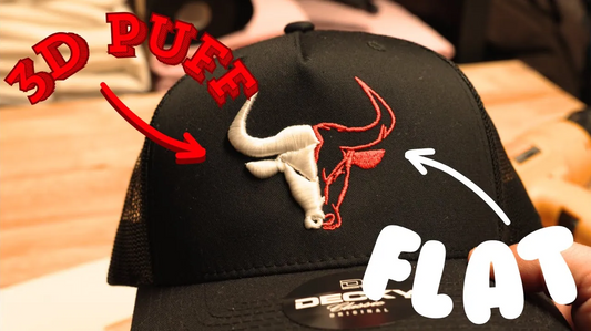 3D puff Bull Embroidery Design Only