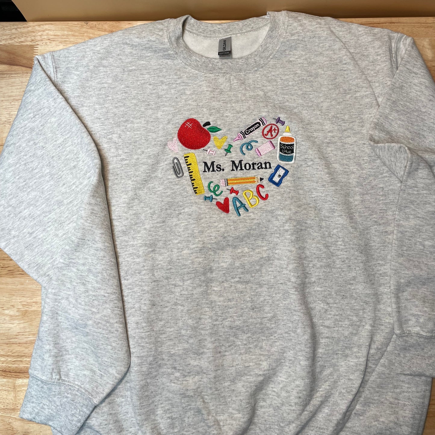 Teacher Heart Crewneck