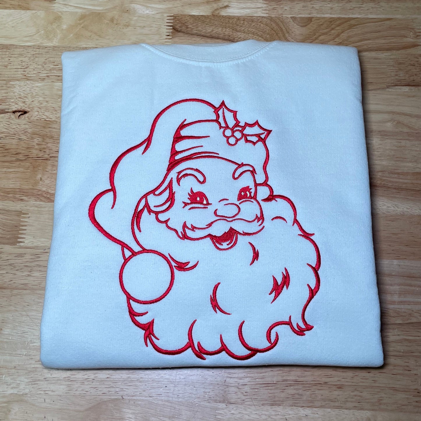 Big Santa embroidered Sweatshirt