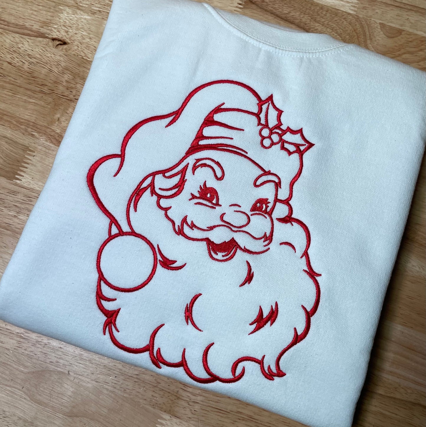 Big Santa embroidered Sweatshirt