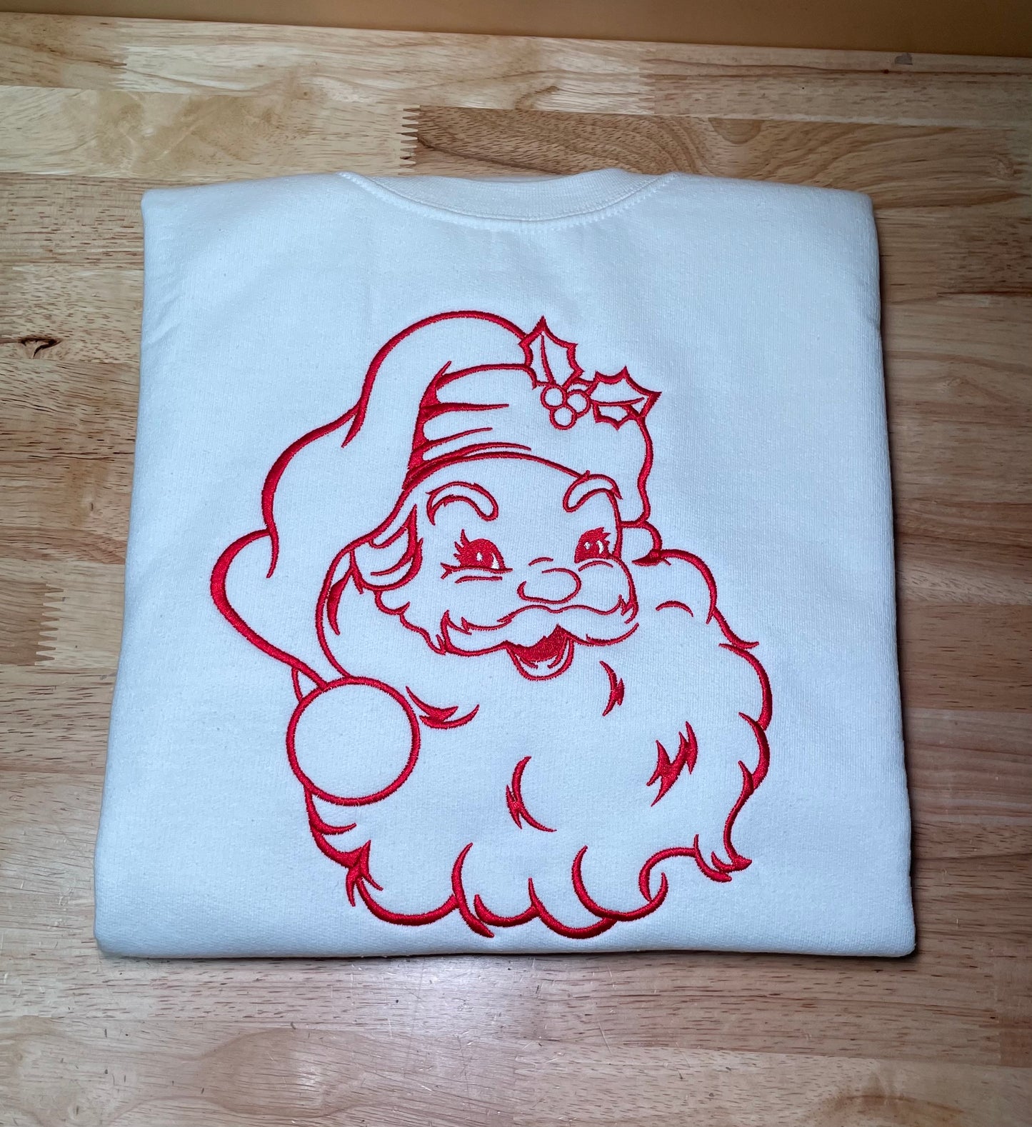 Big Santa embroidered Sweatshirt
