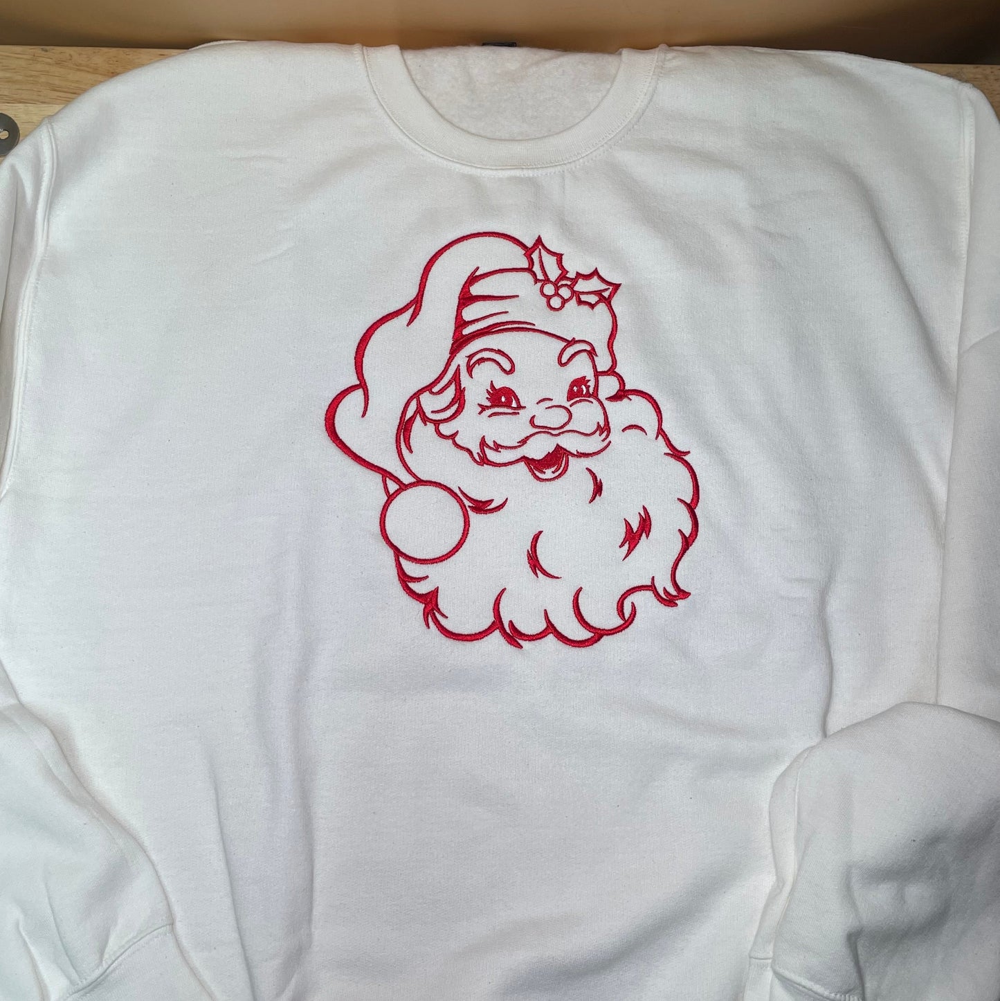 Big Santa embroidered Sweatshirt