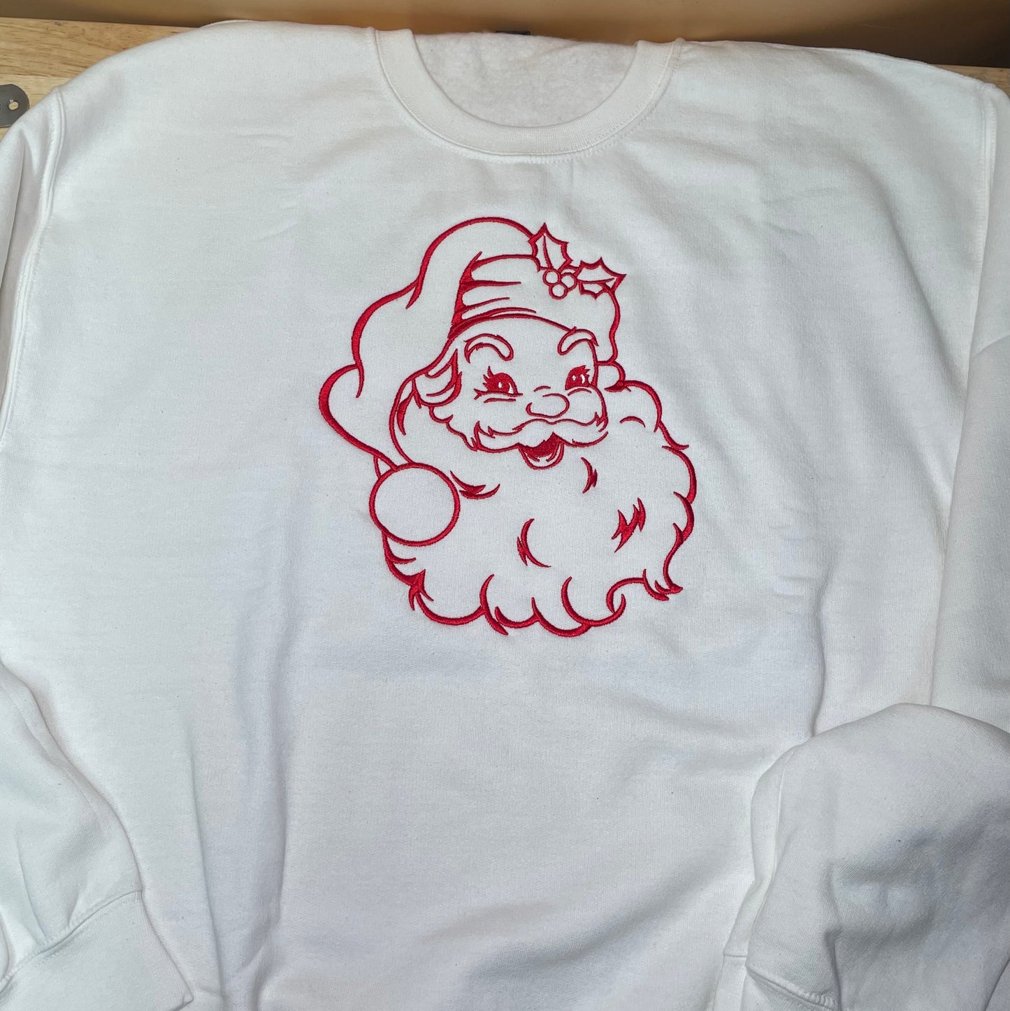 Big Santa embroidered Sweatshirt